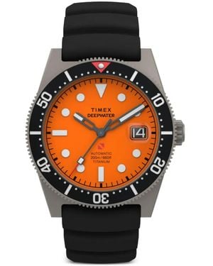 Timex Reloj Deepwater Reef Titanium De 41 Mm - Naranja