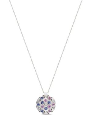 Officina Bernardi 18Kt Small Damasco Sapphire Necklace - White