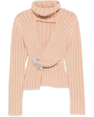 Area Jersey Con Cuello Vuelto - Neutro