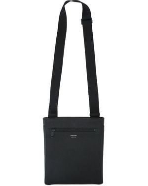 Ferragamo Printed-logo Messenger Bag - ブラック