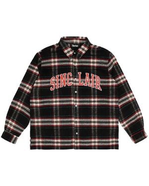 Sinclair Tackle Twill LS Flanellhemd - Schwarz