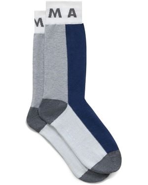 Marni Socken Mit Intarsien-Logo - Blau
