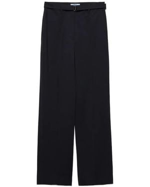Prada Wool Trousers - Blue