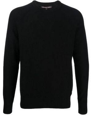 Michael Kors Bird's Eye Crew-Neck Jumper - Black