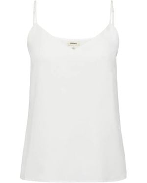L'Agence V-Neck Top - White