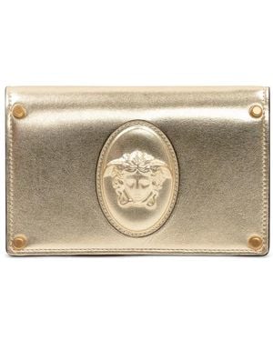 Versace Lou Clutch Bag - Natural