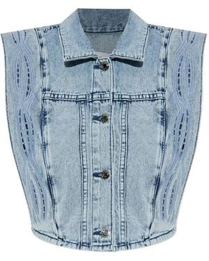 IRO Giacca Denim Rosye - Blu