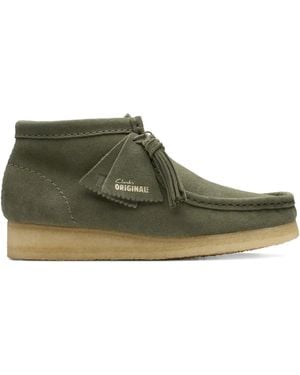 Clarks Stivali Wallabee "Khaki" - Verde