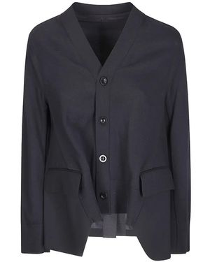 Sacai Cárdigan De Vestir - Azul