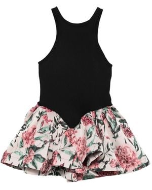 Marques'Almeida Brocade Peplum Blouse - Black