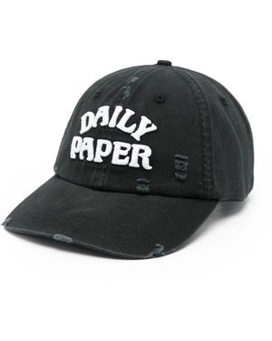 Daily Paper Cappello Stack Arch Con Effetto Vissuto - Nero