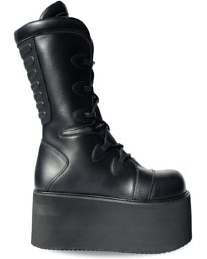 Swear Sm Truck 3 Platform Boots - Black