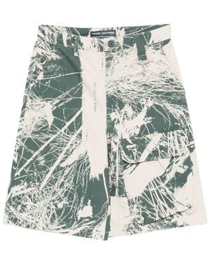 Reese Cooper Patch-Pocket Cargo Shorts - Natural