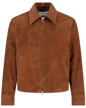 Tonywack Suede Zip Jacket - Brown