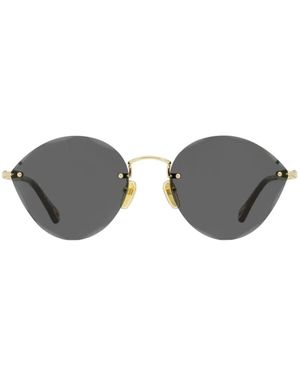Chloé Occhiali Da Sole Tondi - Grigio