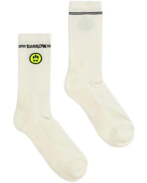 Barrow Socken Mit Logo-Print (3Er-Set) - Weiß