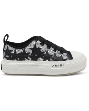 Amiri Glitter Stars Court Sneakers - Weiß