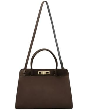 Fabiana Filippi Suede Shoulder Bag - Brown