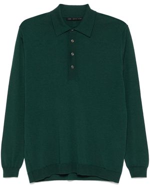 Low Brand Merino Wool Polo Shirt - Green