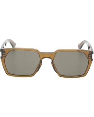 Saint Laurent Sl 894 Geometric-Frame Sunglasses - Grey