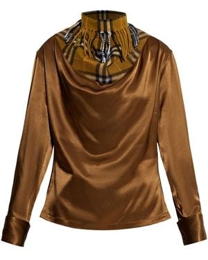 Burberry Blouses - Brown