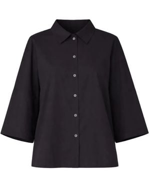 Liviana Conti Chemise Boutonnée À Coupe Évasée - Blue