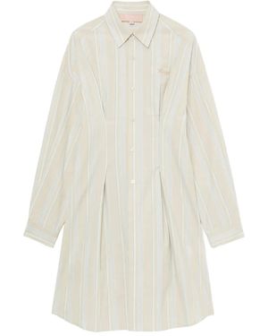 BAPY BY *A BATHING APE® Hemdkleid mit Faltensaum - Weiß
