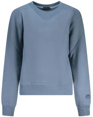 North Sails Pull Col-V À Patch Logo - Blue