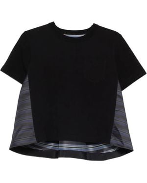 Sacai Boxy-Fit T-Shirt - Black