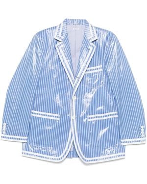 Thom Browne Gestreiftes Sakko - Blau