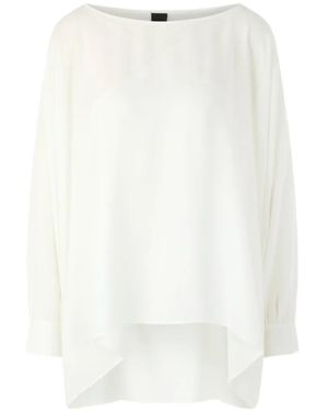 Marc Cain Rethink Together Asymmetrical Blouse - White