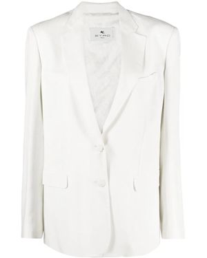 Etro Blazer Monopetto - Bianco