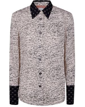 Paul Smith Script-print shirt - Weiß