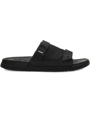 TOMS TRVL Lite Pantoletten mit doppeltem Riemen - Schwarz