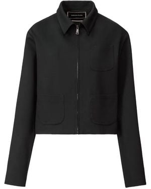 Fabiana Filippi Patch-Pocket Zip Jacket - Black