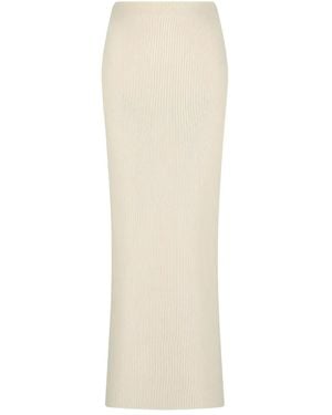 Canessa Ribbed Skirt - White