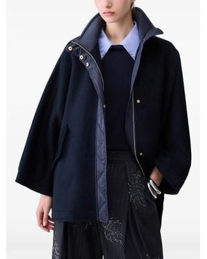 Liu Jo Cape Aus Wolle - Blau