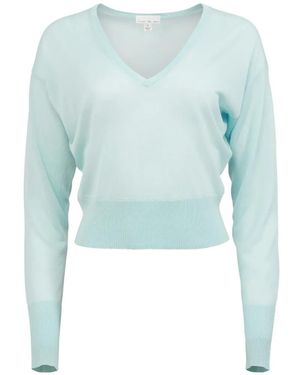 Fleur du Mal V-Neck Top - Blue