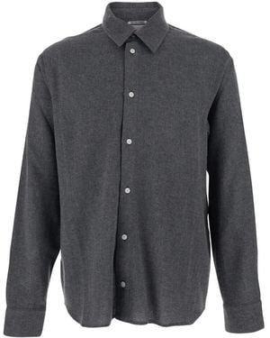 Won Hundred Adriel Classic Collar Shirt - Grey