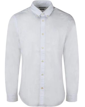 Barbour Embroidered Button-Down Shirt - White