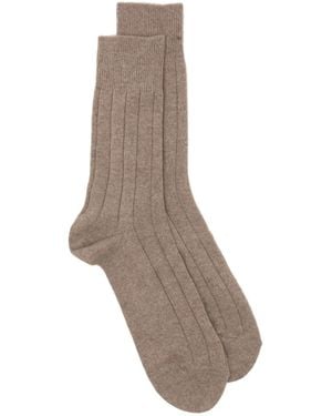 FALKE Calcetines Lhasa de canalé - Gris