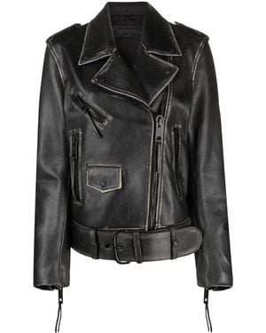 Off-White c/o Virgil Abloh Biker Jacket - Black