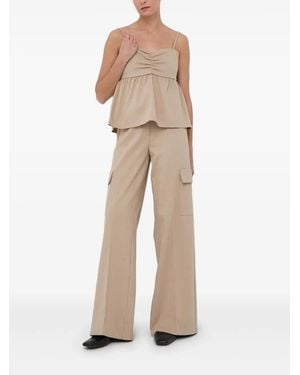 Notes Du Nord Cargo-Pocket Trousers - Natural