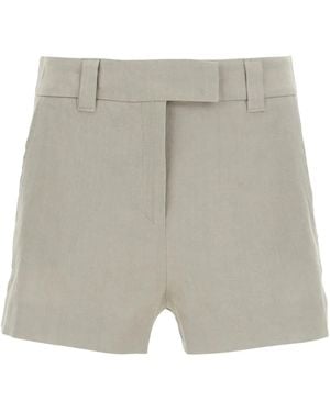 Marella X Emily Ratajkowski Short À Taille Haute - Gris
