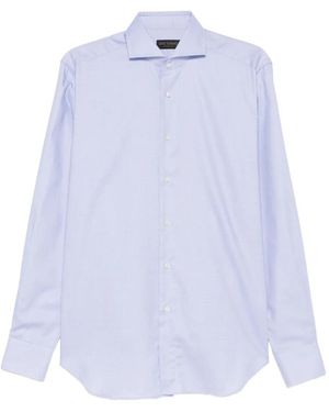 Dell'Oglio Chemise Boutonnée À Manches Longues - Blanc