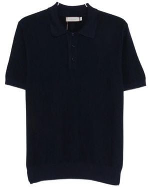 Canali Buttoned polo shirt - Blau