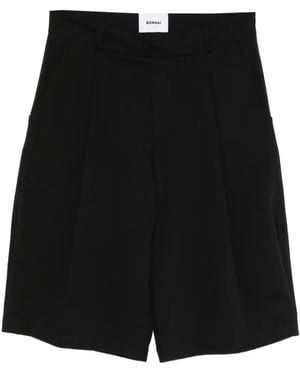 Bonsai Pleated Shorts - Black