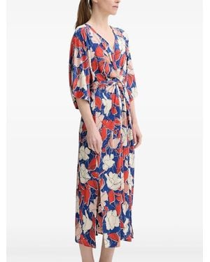 Marc O' Polo Floral-Print Belted Dress - White