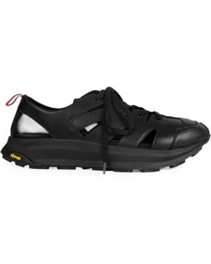 Yohji Yamamoto Sneakers Mit Cut-Outs - Schwarz