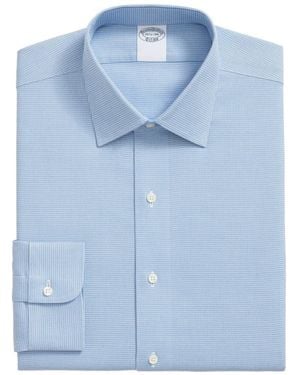 Brooks Brothers Ainsley-Collar Shirt - Blue